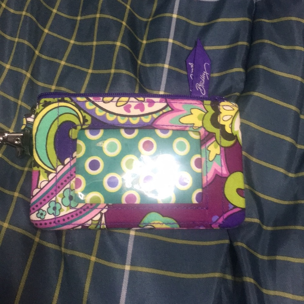 Vera Bradley coin purse and key ring